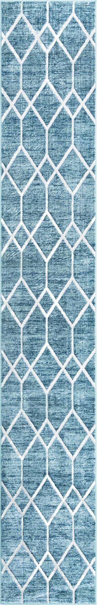  2' 7 x 16' 5 Lattice Trellis Runner Rug