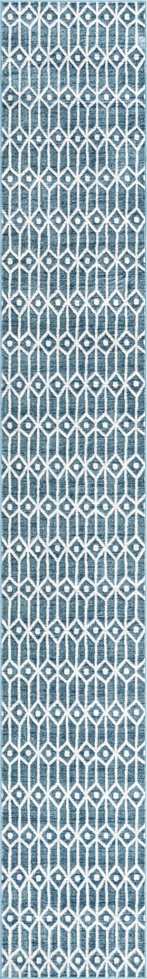 3' x 19' 8 Lattice Trellis Runner Rug