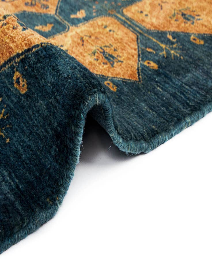 Detail image of  3' 2 x 9' 1 Luribaft Wool Runner Rug