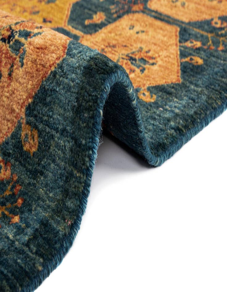 Detail image of  3' 2 x 10' 4 Luribaft Wool Runner Rug