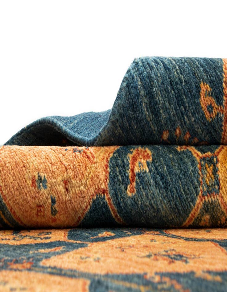 Detail image of  3' 2 x 10' 4 Luribaft Wool Runner Rug