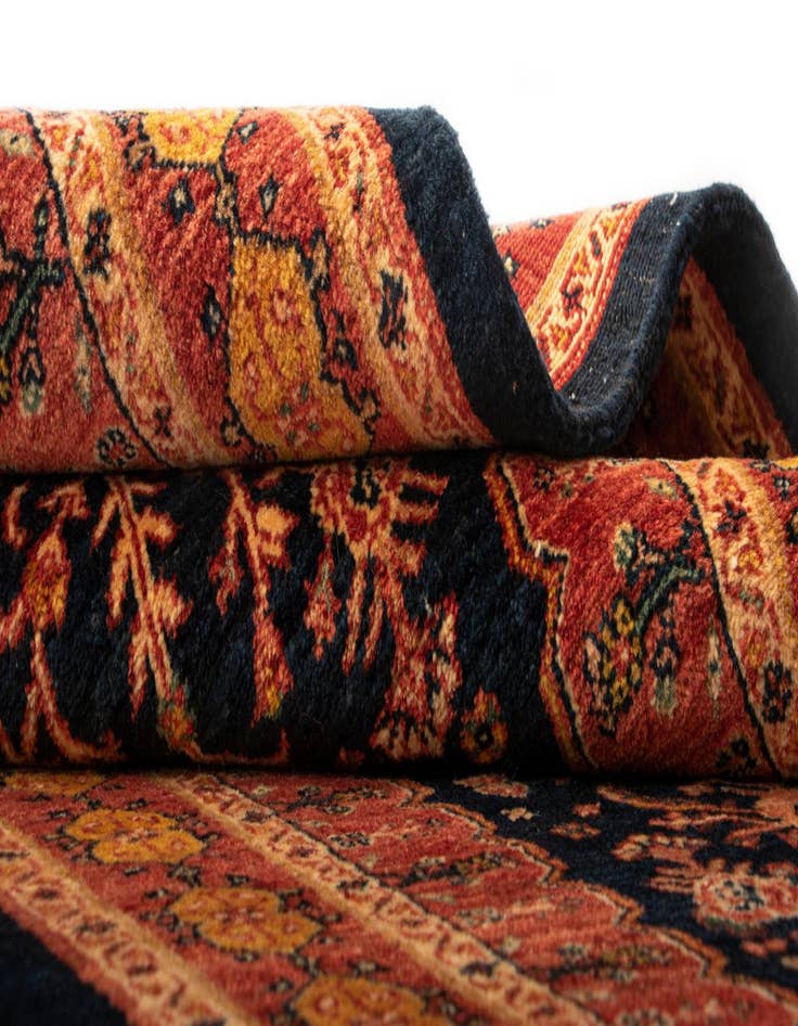 Detail image of  2' 10 x 6' 7 Luribaft Wool Runner Rug