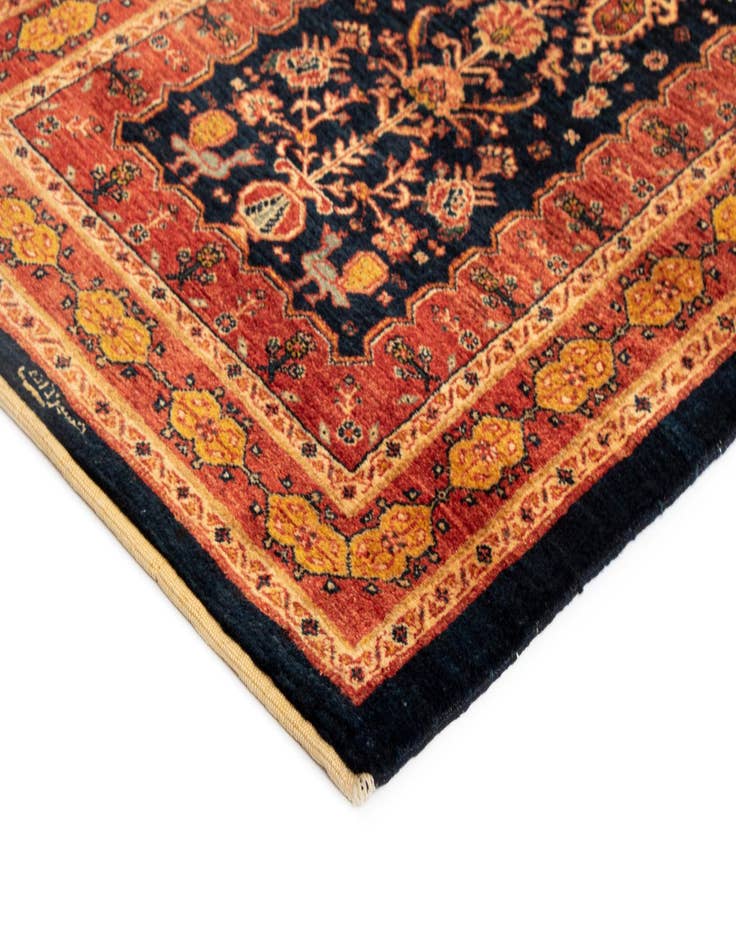 Detail image of  2' 10 x 6' 7 Luribaft Wool Runner Rug