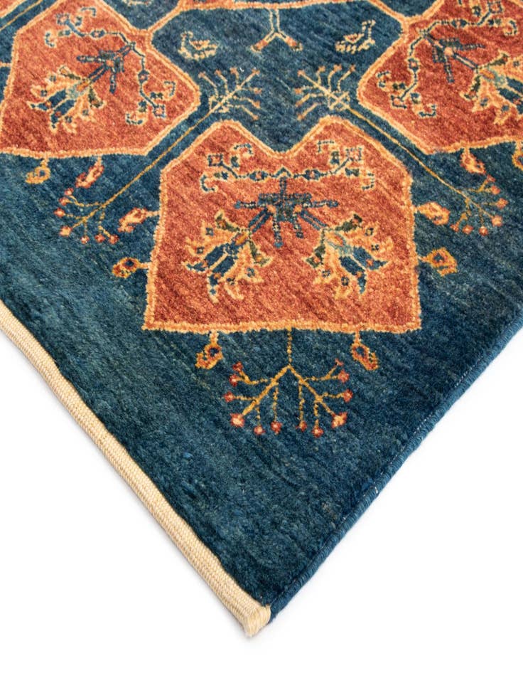 Detail image of  3' x 9' 4 Luribaft Wool Runner Rug