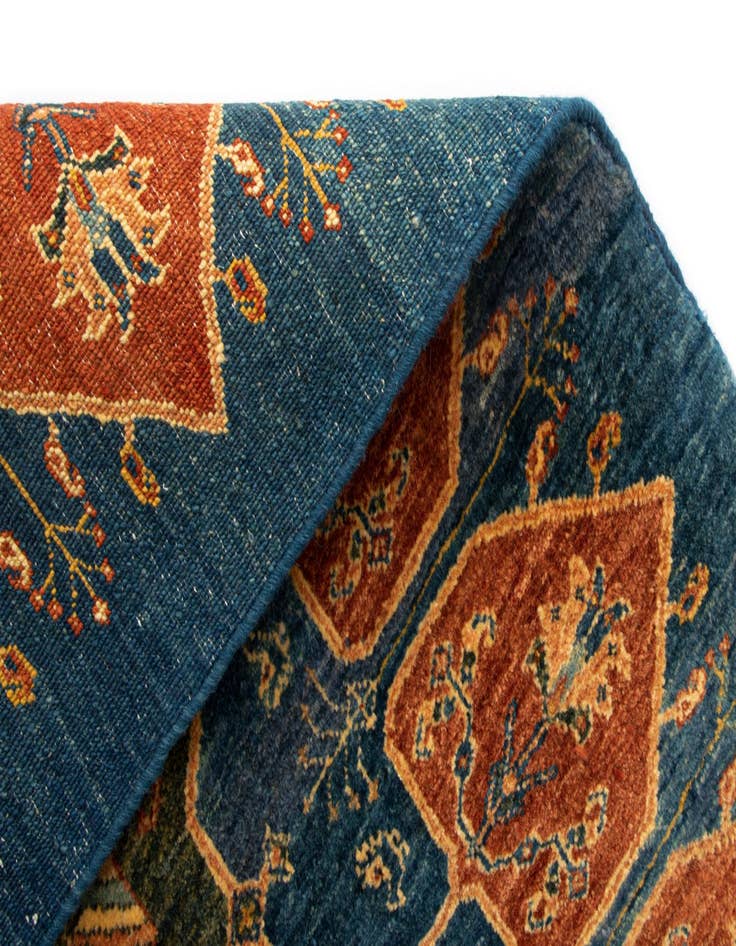 Detail image of  3' x 9' 4 Luribaft Wool Runner Rug