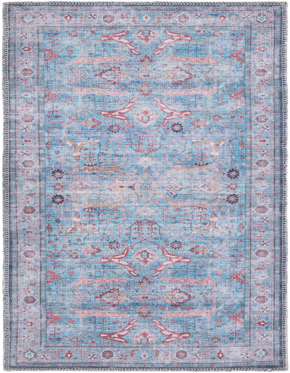 Primary image  2' x 4'  Washable Maahru Runner Rug