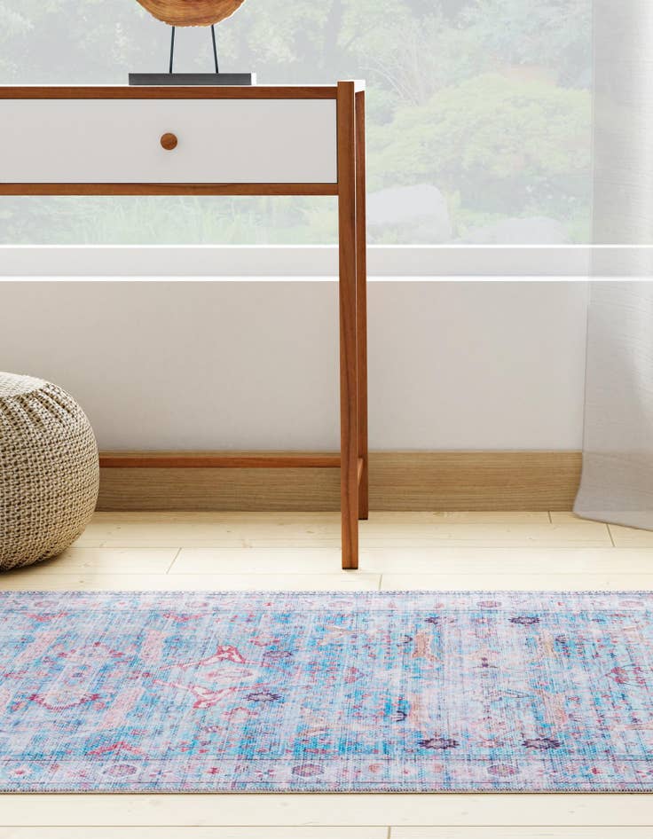 Detail image of  2' x 8'  Washable Maahru Runner Rug