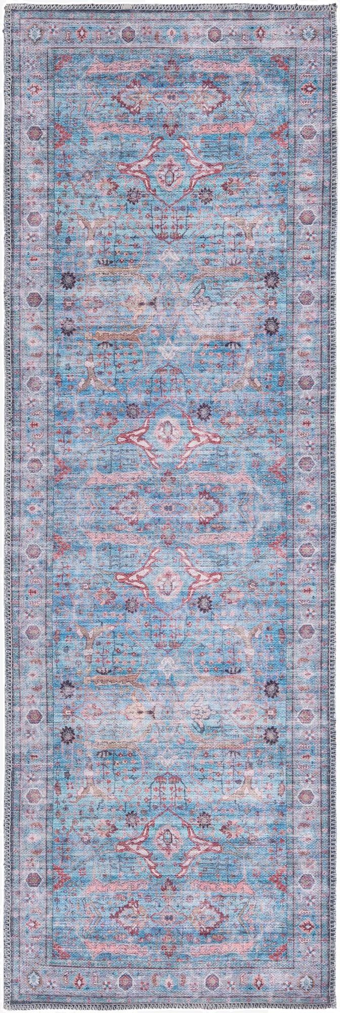 Primary image  2' x 6'  Washable Maahru Runner Rug