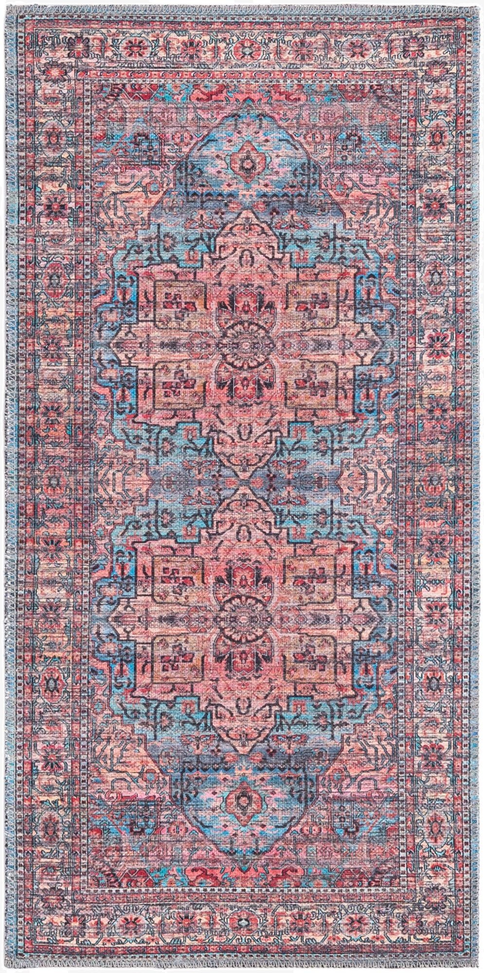  2' x 4'  Washable Maahru Runner Rug