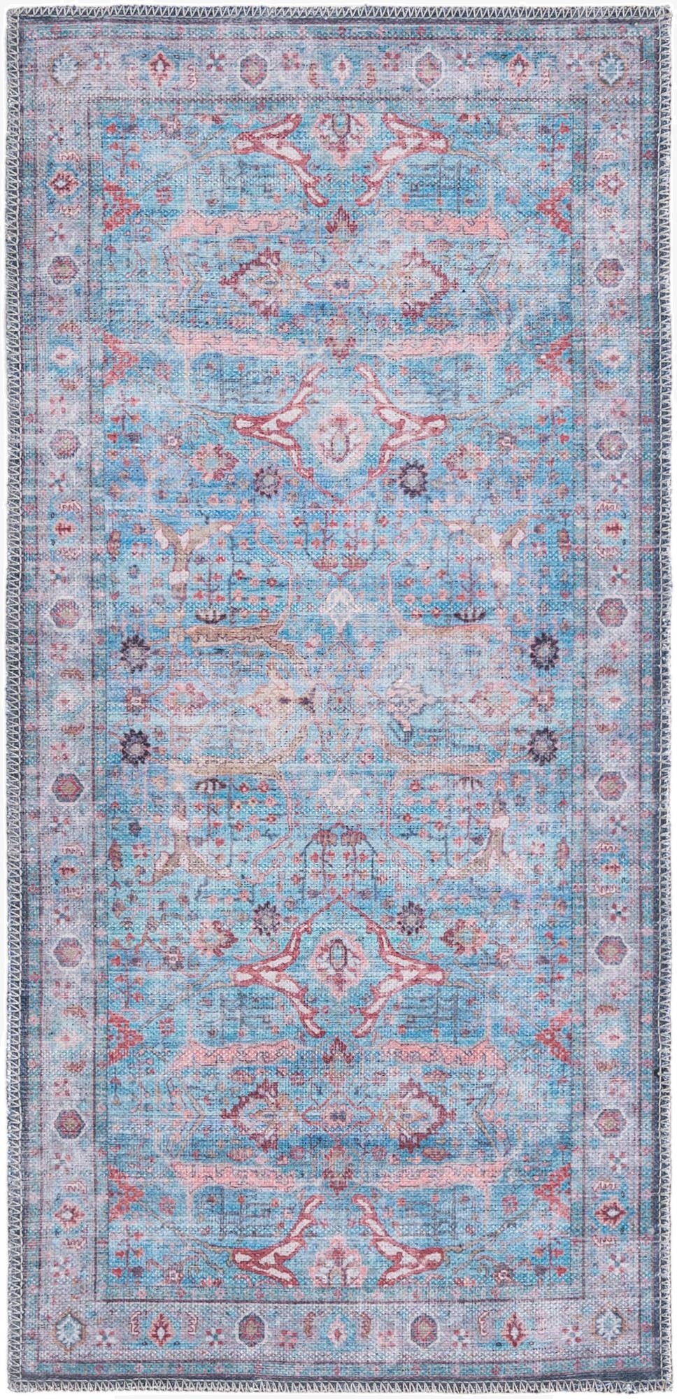 Primary image  2' x 4'  Washable Maahru Runner Rug