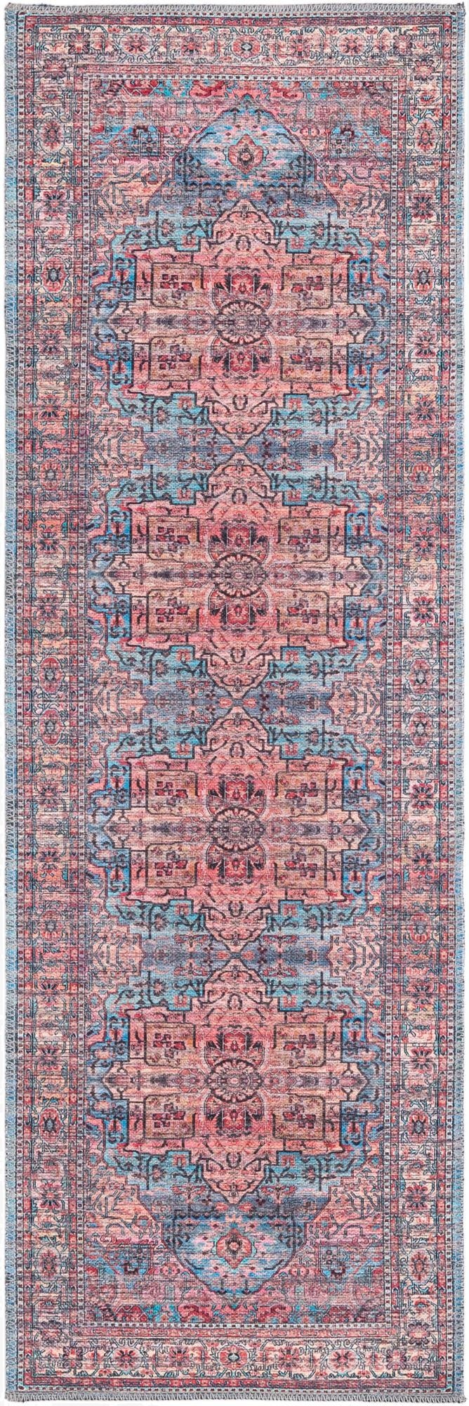 Primary image  2' x 6'  Washable Maahru Runner Rug
