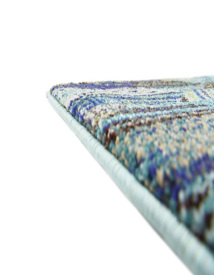 Detail image of  2' 2 x 6' 9  Washable Mesa Runner Rug