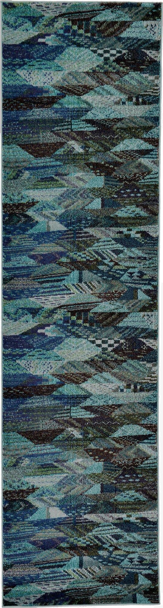  2' 7 x 10'  Washable Mesa Runner Rug