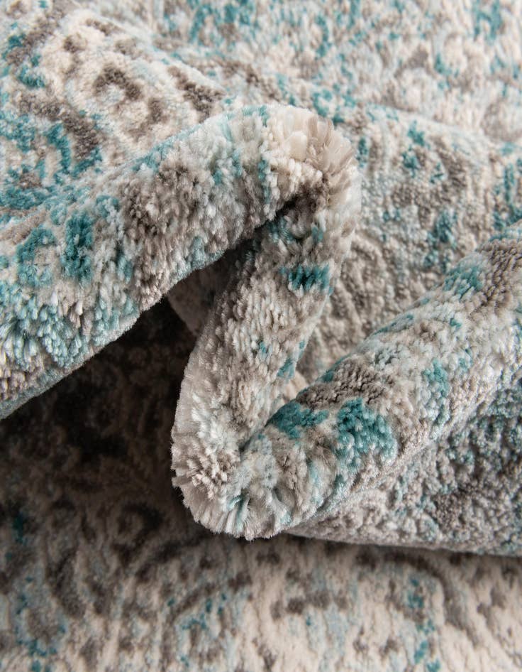 Detail image of  2' 2 x 14' Modern Classical Runner Rug