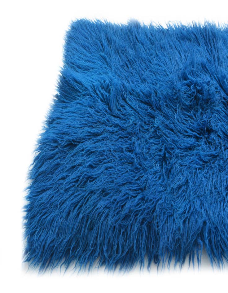 Detail image of  2' 3 x 4' 6  Hand Knotted Moroccan Wool Runner Rug