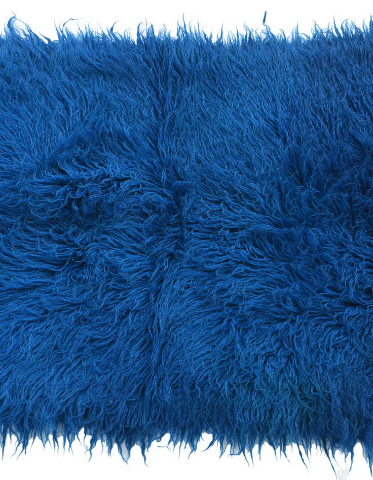 Detail image of  2' 3 x 4' 6  Hand Knotted Moroccan Wool Runner Rug