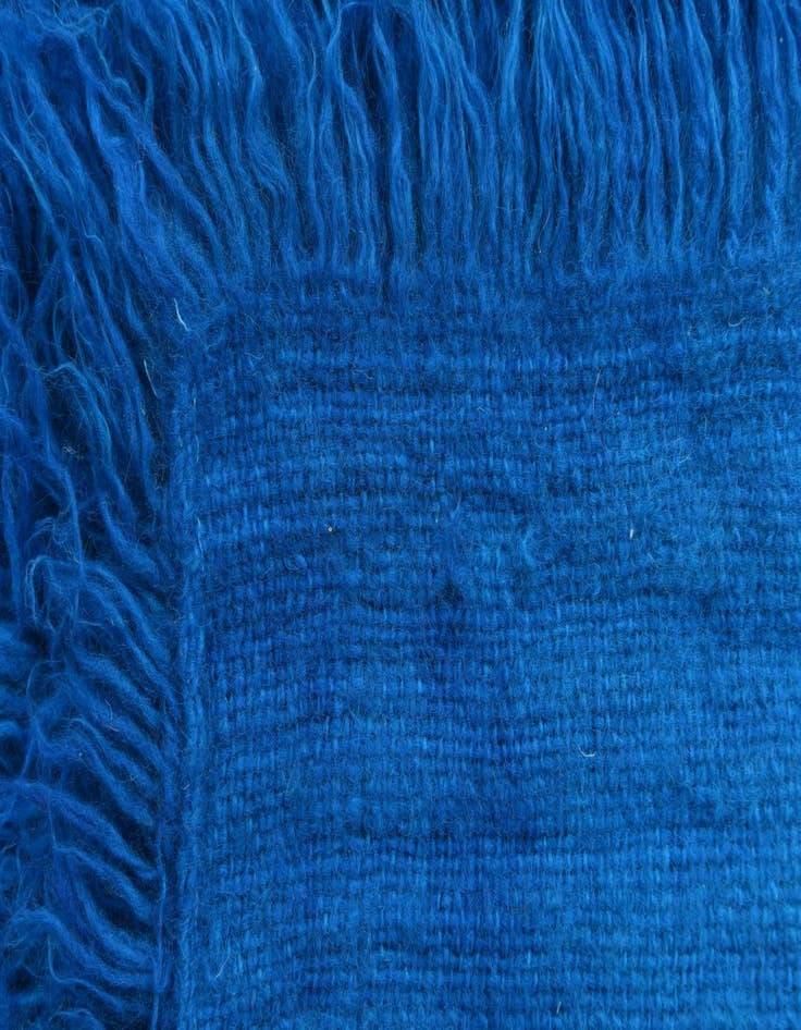 Detail image of  2' 1 x 4' 8  Hand Knotted Moroccan Wool Runner Rug