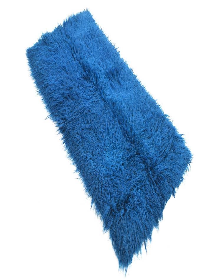 Detail image of  2' 5 x 5'  Hand Knotted Moroccan Wool Runner Rug