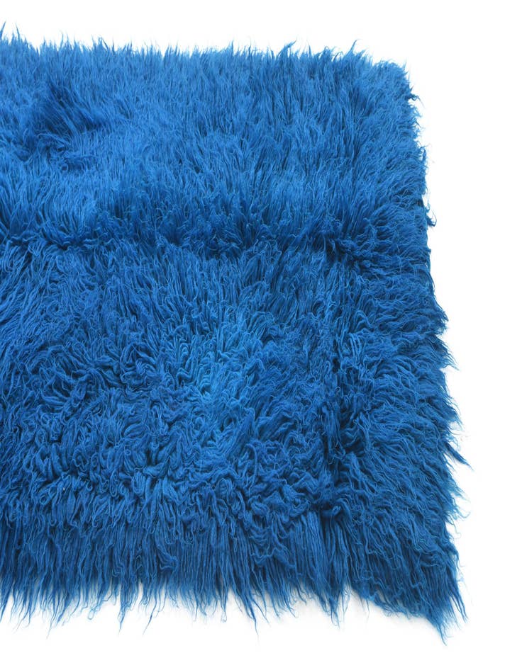 Detail image of  2' 5 x 5'  Hand Knotted Moroccan Wool Runner Rug