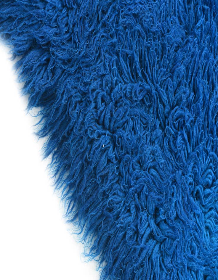 Detail image of  2' 5 x 5'  Hand Knotted Moroccan Wool Runner Rug