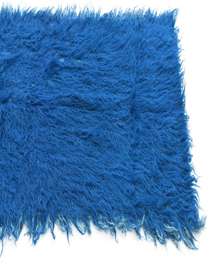 Detail image of  2' 1 x 4' 6  Hand Knotted Moroccan Wool Runner Rug