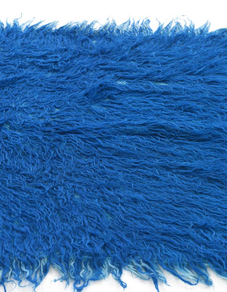 Detail image of  2' 1 x 4' 6  Hand Knotted Moroccan Wool Runner Rug