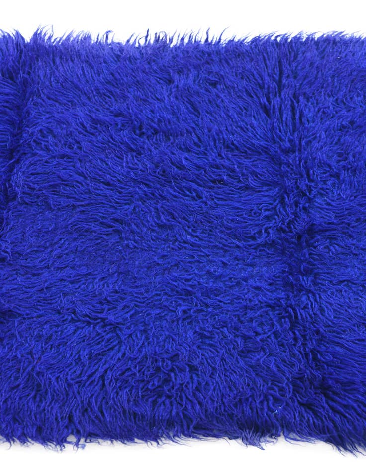 Detail image of  2' 4 x 4' 7  Hand Knotted Moroccan Wool Runner Rug