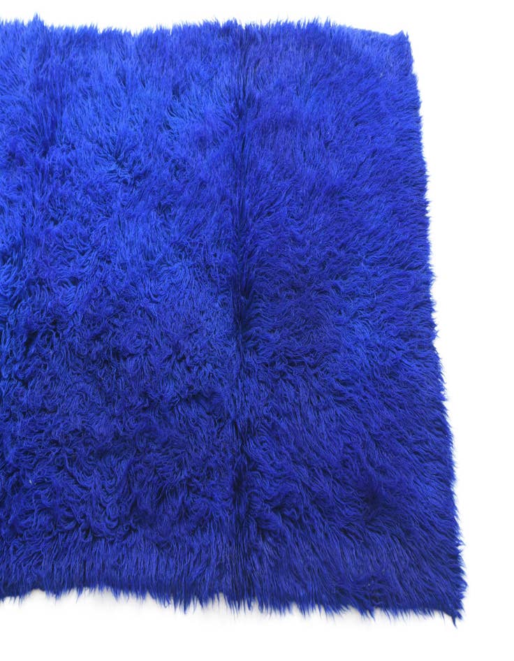 Detail image of  3' 2 x 6' 2  Hand Knotted Moroccan Wool Runner Rug