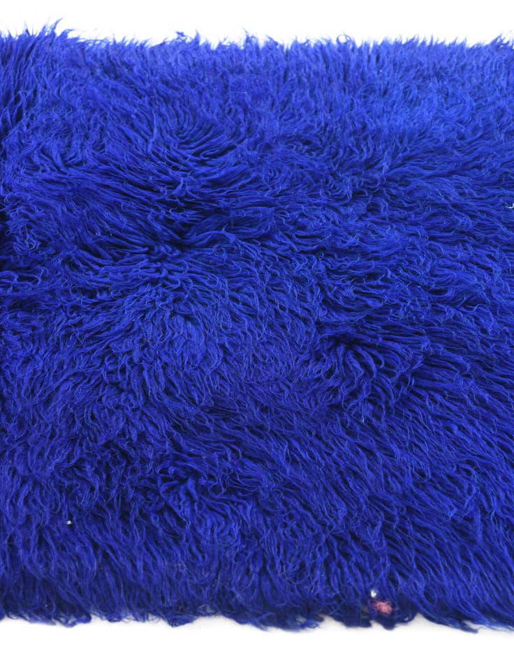 Detail image of  2' 5 x 4' 7  Hand Knotted Moroccan Wool Runner Rug