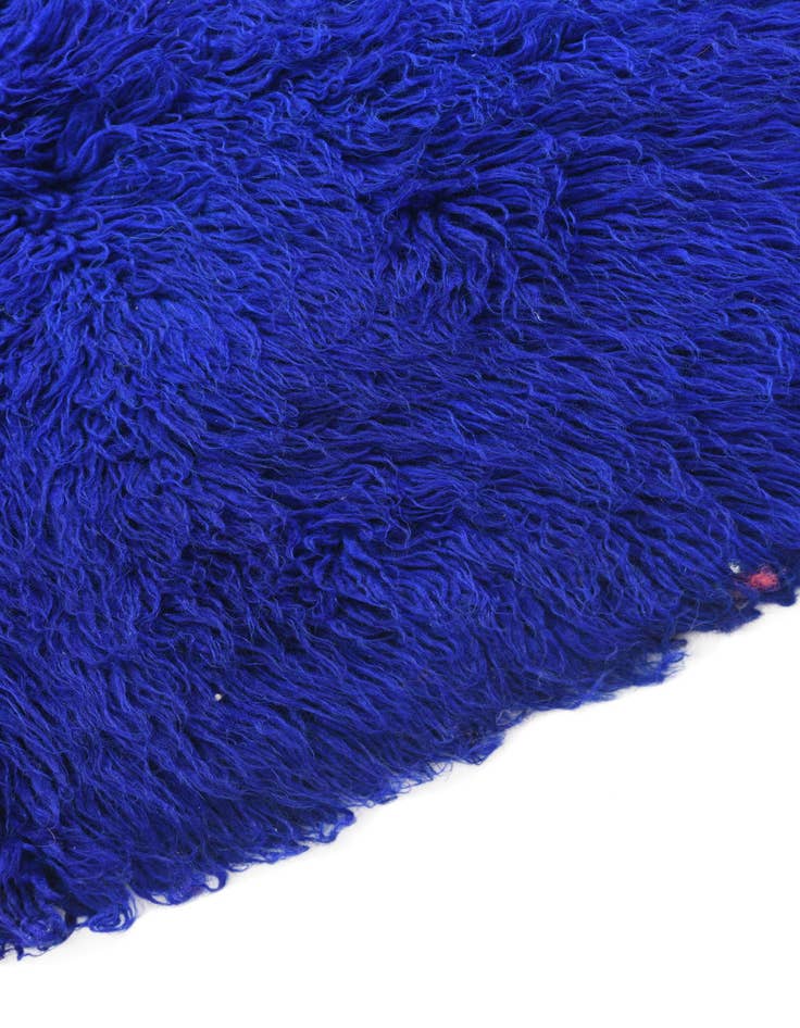 Detail image of  2' 5 x 4' 7  Hand Knotted Moroccan Wool Runner Rug