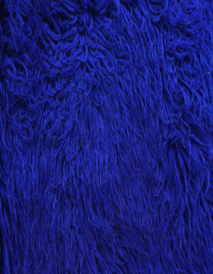 Detail image of  2' 5 x 4' 7  Hand Knotted Moroccan Wool Runner Rug