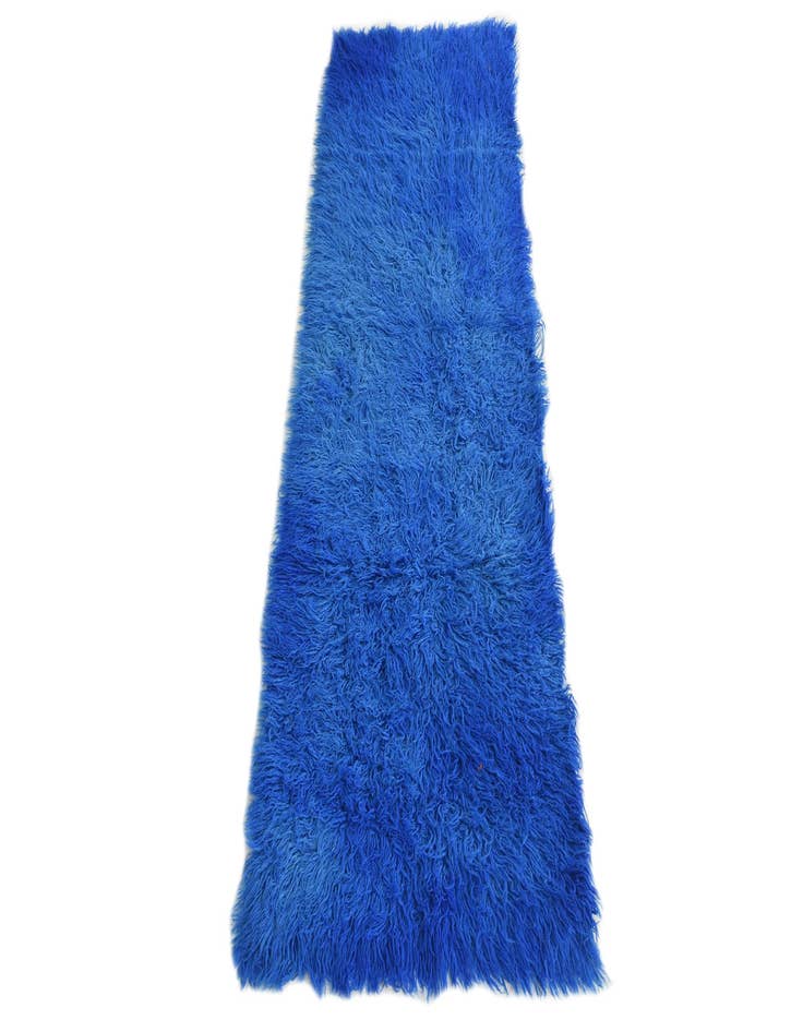 Detail image of  2' 5 x 7'  Hand Knotted Moroccan Wool Runner Rug