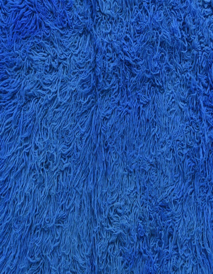 Detail image of  2' 5 x 7'  Hand Knotted Moroccan Wool Runner Rug