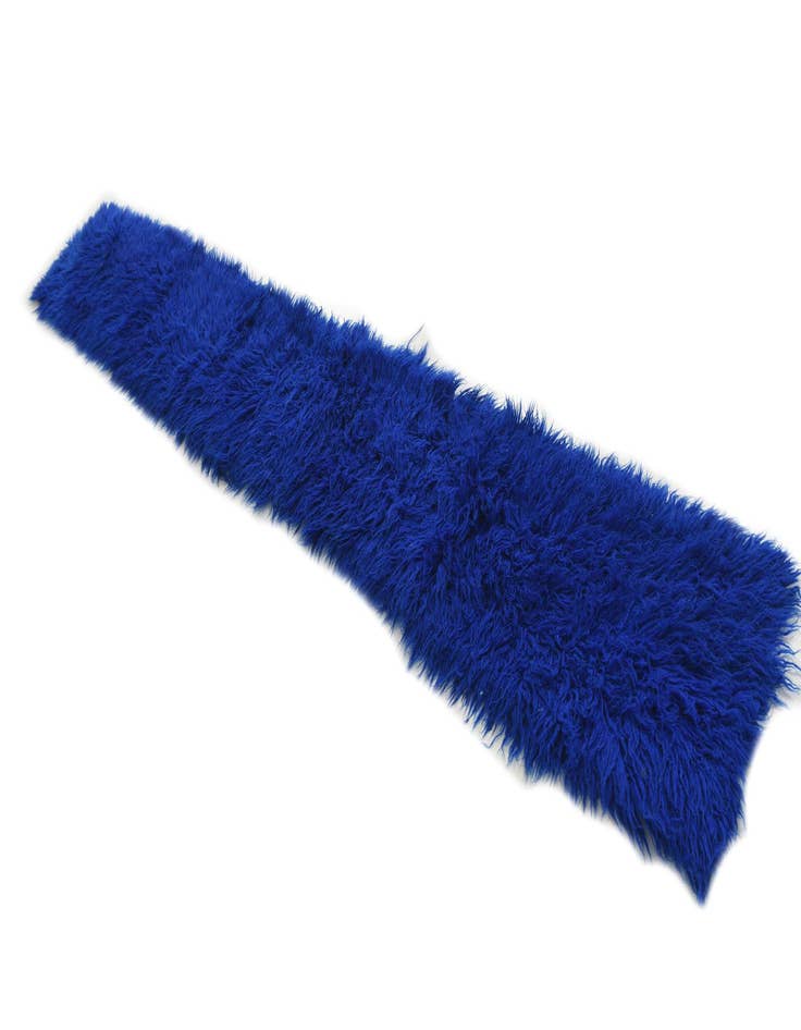 Detail image of  1' 8 x 12' 7  Hand Knotted Moroccan Wool Runner Rug