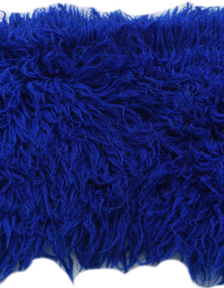 Detail image of  1' 8 x 12' 7  Hand Knotted Moroccan Wool Runner Rug