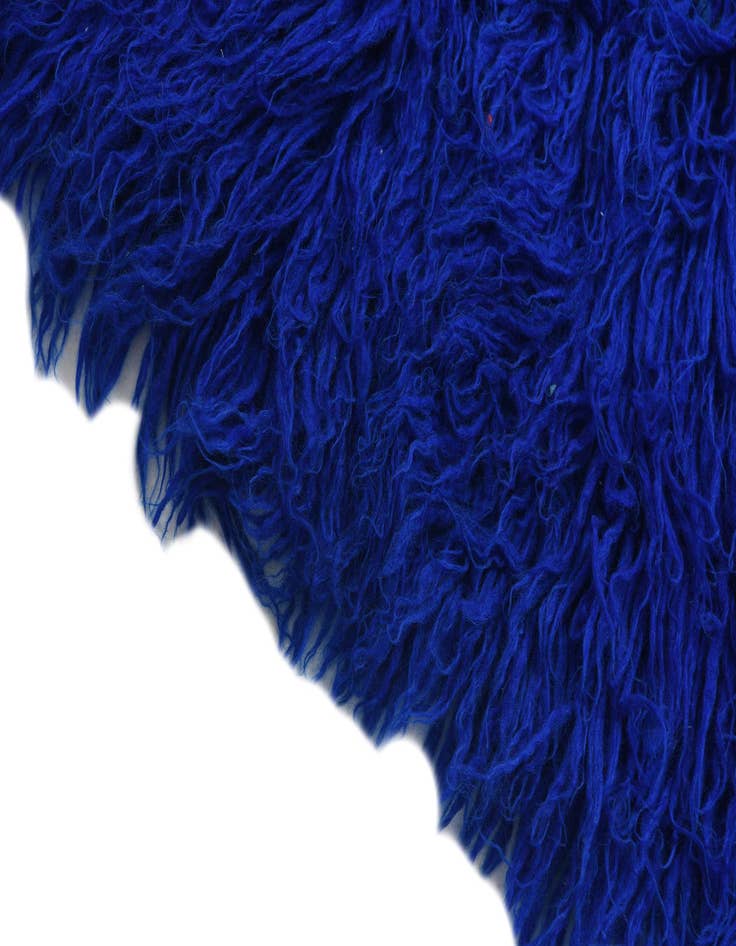 Detail image of  1' 8 x 12' 7  Hand Knotted Moroccan Wool Runner Rug