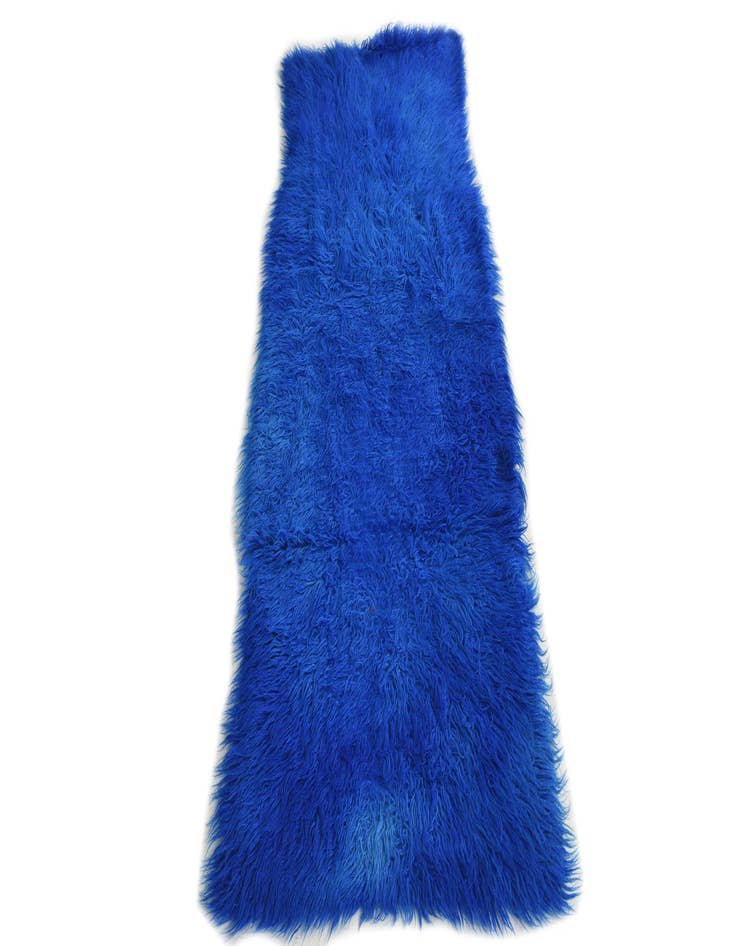 Detail image of  2' 1 x 5' 5  Hand Knotted Moroccan Wool Runner Rug