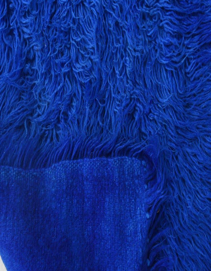 Detail image of  2' 1 x 5' 5  Hand Knotted Moroccan Wool Runner Rug