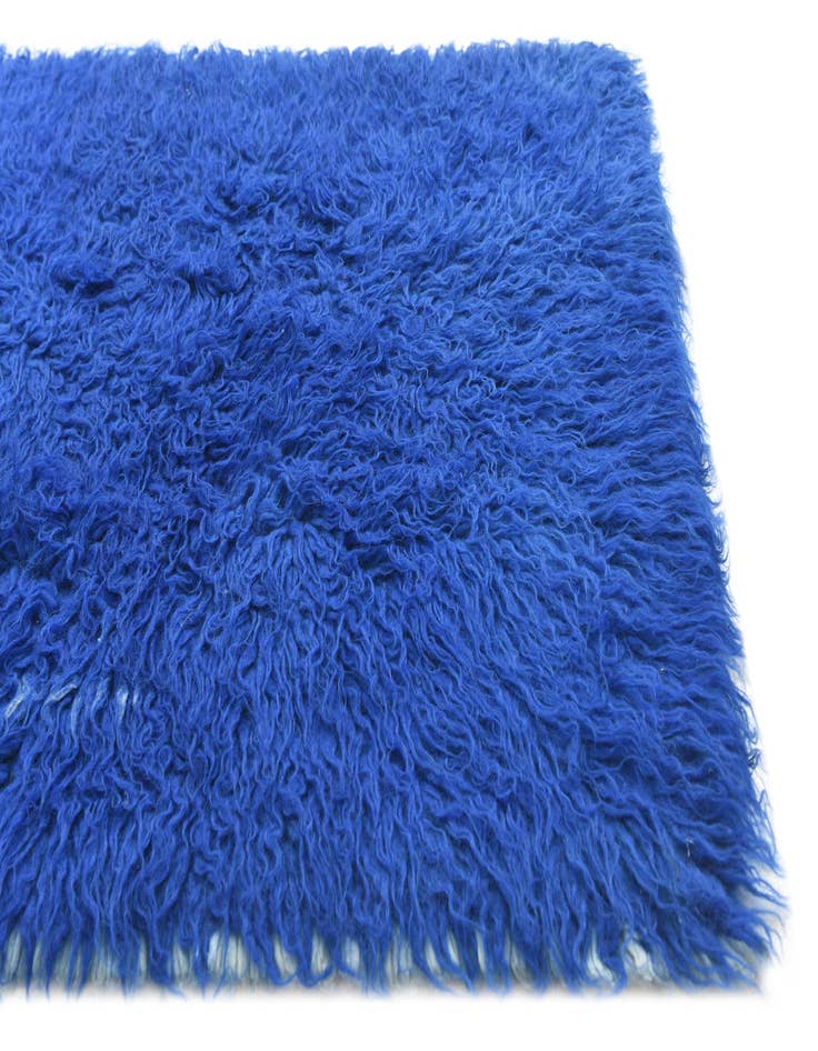 Detail image of  2' 3 x 4' 4  Hand Knotted Moroccan Wool Runner Rug