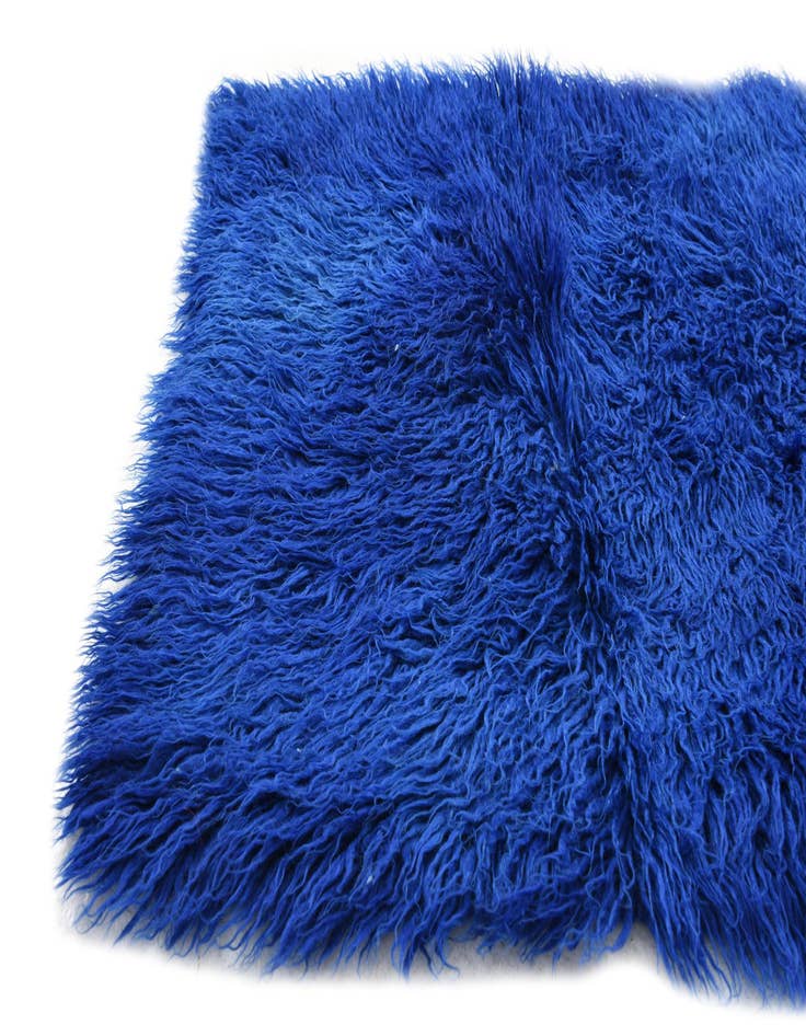 Detail image of  2' 7 x 6' 8  Hand Knotted Moroccan Wool Runner Rug