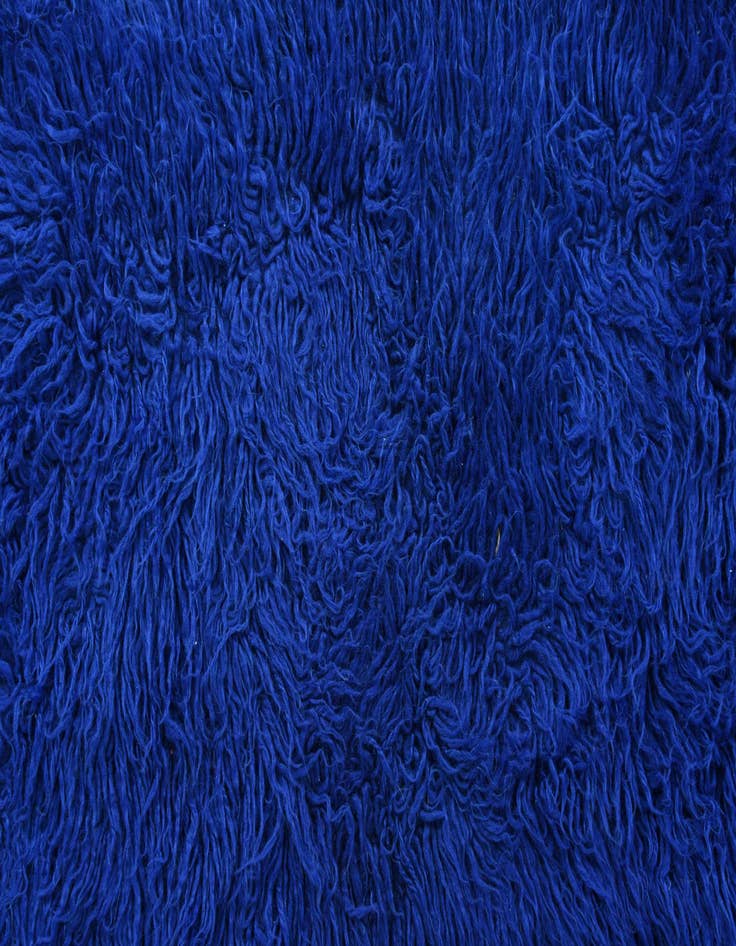 Detail image of  2' 7 x 6' 8  Hand Knotted Moroccan Wool Runner Rug