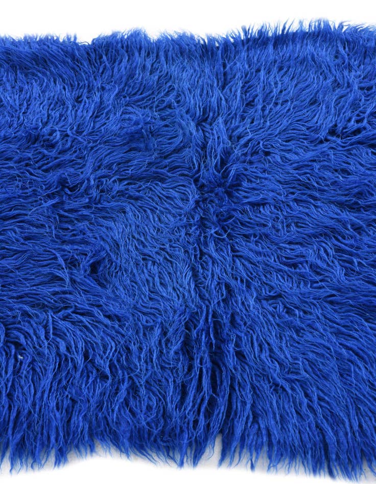 Detail image of  2' x 4' 5  Hand Knotted Moroccan Wool Runner Rug