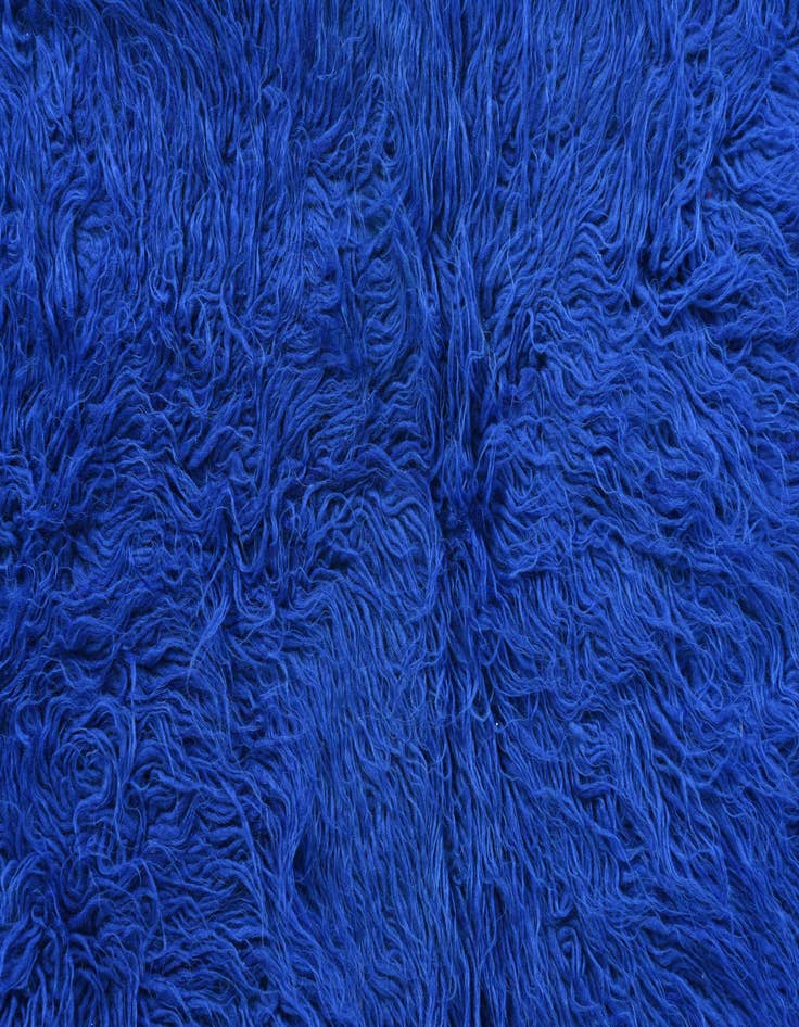 Detail image of  2' x 4' 5  Hand Knotted Moroccan Wool Runner Rug