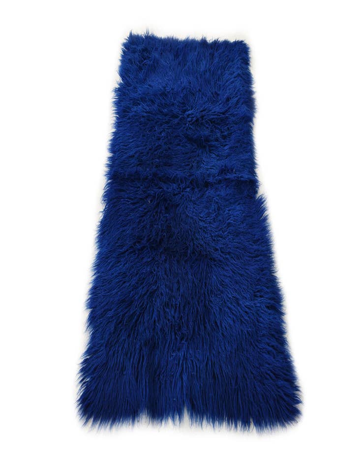 Detail image of  2' 2 x 4' 3  Hand Knotted Moroccan Wool Runner Rug