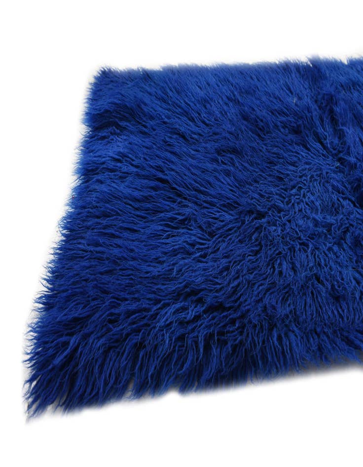 Detail image of  2' 2 x 4' 3  Hand Knotted Moroccan Wool Runner Rug