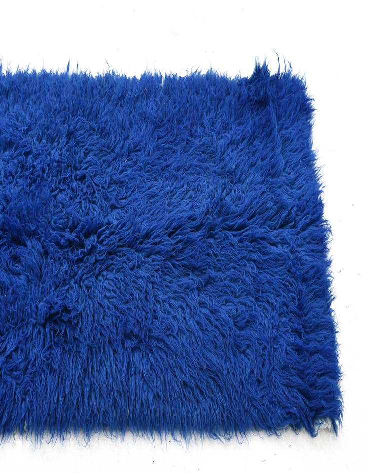 Detail image of  2' 3 x 4' 5  Hand Knotted Moroccan Wool Runner Rug