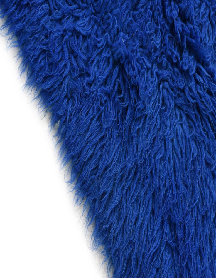 Detail image of  2' 3 x 4' 5  Hand Knotted Moroccan Wool Runner Rug