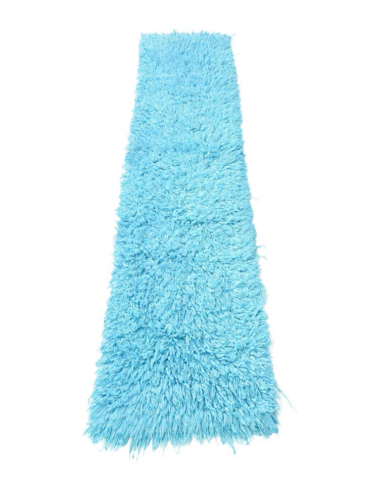 Detail image of  2' 6 x 7'  Hand Knotted Moroccan Wool Runner Rug