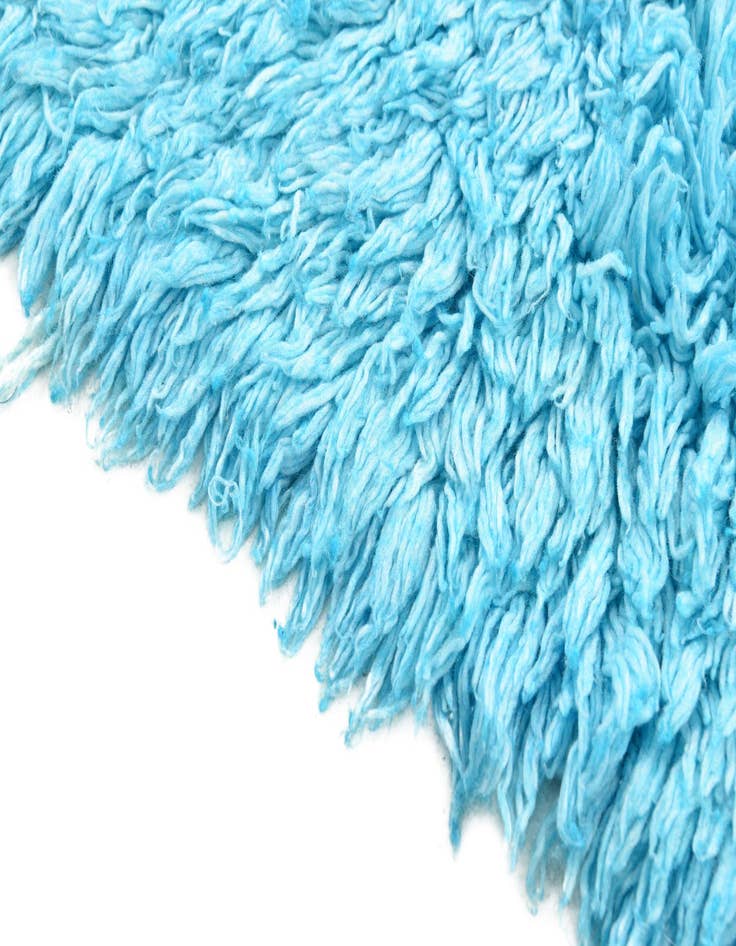 Detail image of  2' 6 x 7'  Hand Knotted Moroccan Wool Runner Rug