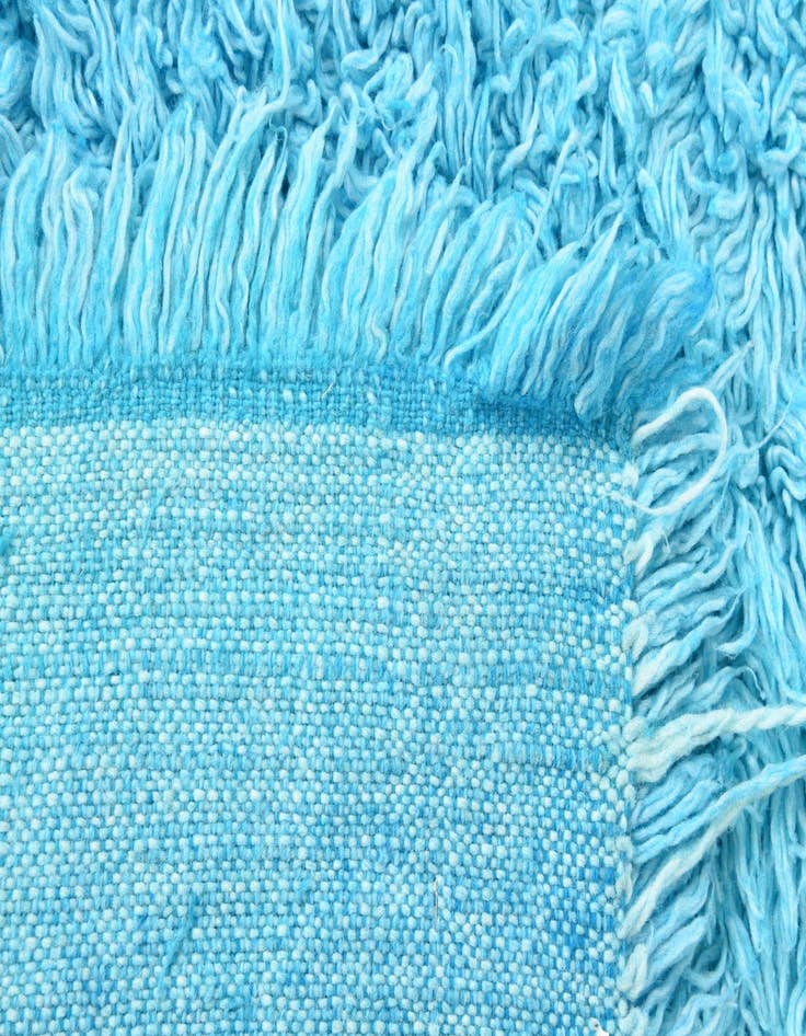 Detail image of  2' 6 x 7'  Hand Knotted Moroccan Wool Runner Rug